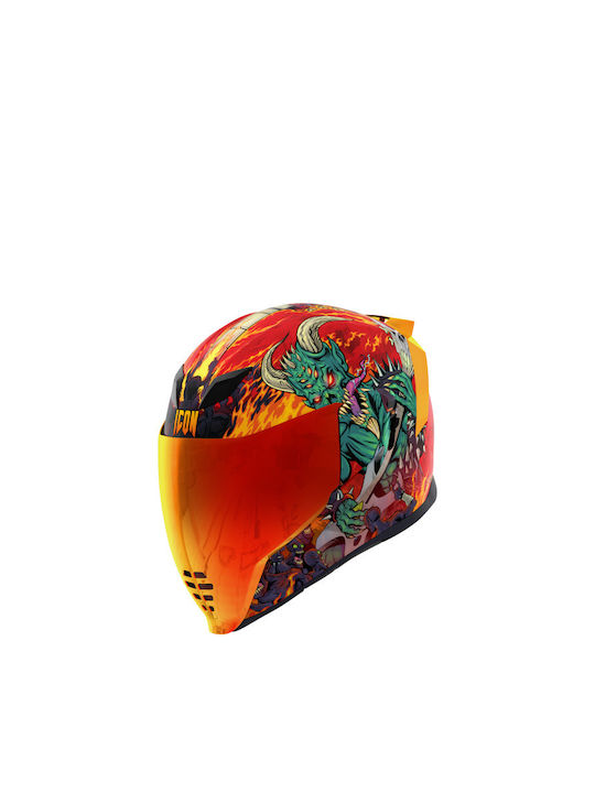 Icon Airflite Blegh Motorcycle Helmet Full Face ECE 22.06 with Sunvisor