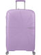 American Tourister Starvibe Spinner Exp 77 Large Hard Suitcase Digital Lavender with 4 Wheels Height 77cm