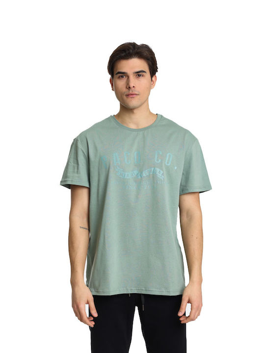 Paco & Co Men's Short Sleeve T-shirt Green