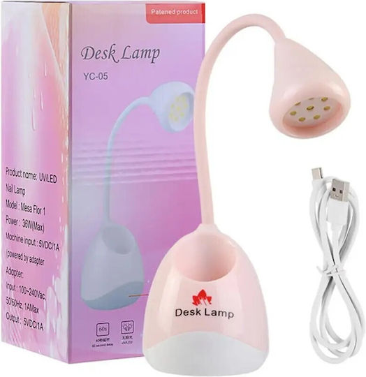 Wiederaufladbares Nagellack Aushärtungslampen LED Batterie 36W Rosa