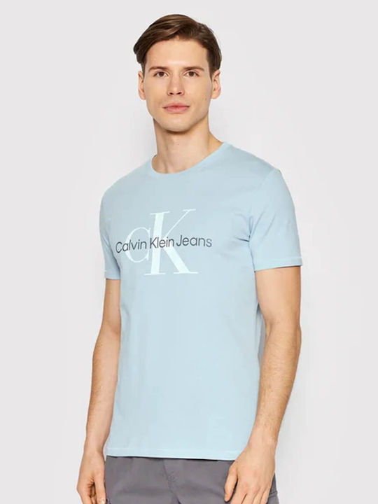 Calvin Klein Seasonal Monologo Herren Shirt Kur...