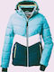 Killtec 38599-526 Frauen Jacke aus für Ski & Snowboard Türkis