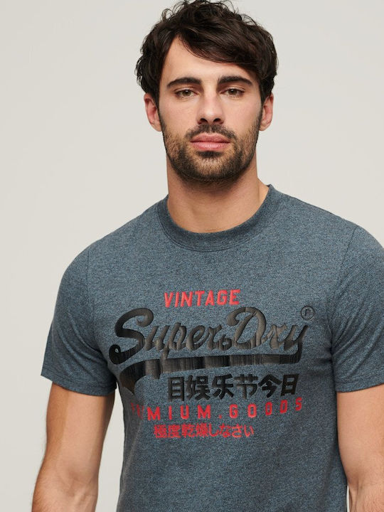 Superdry Vintage Herren T-Shirt Kurzarm GRI
