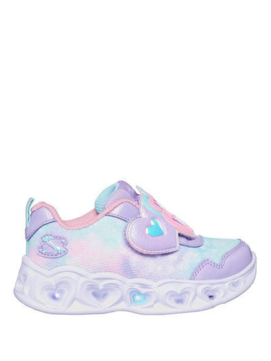 Skechers Kinder-Sneaker Heart mit Lichtern Lila