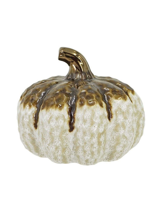 Marhome Decorative Pumpkin made of Ceramic Material 18x18x14.5cm 1pcs