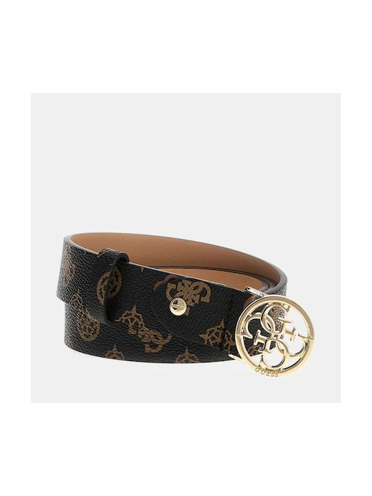 Guess Leather Women's Belt Brown