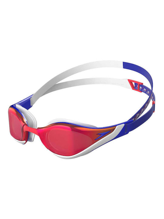 Speedo Schwimmen Goggles Fastskin Pure Foc Rot Unisex