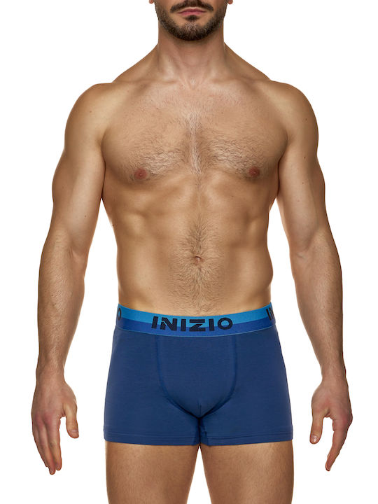 Inizio Herren Boxershorts Blue 1Packung