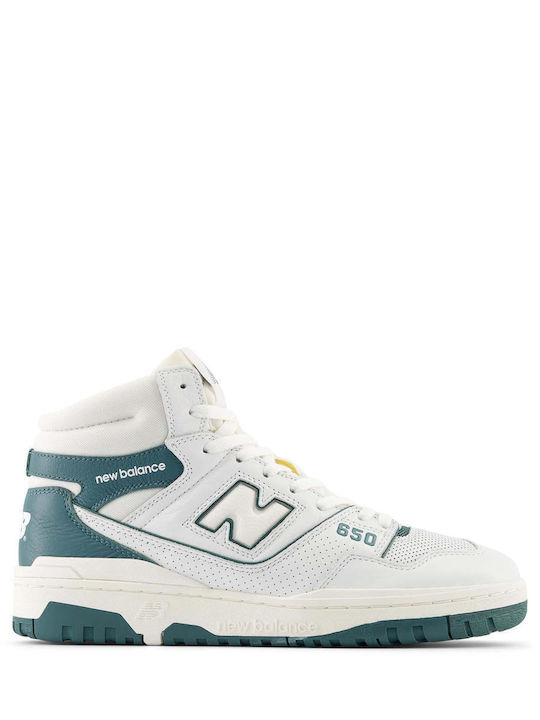 New Balance 650 Ανδρικά Μποτάκια Λευκά