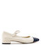Corina Synthetic Leather White Heels