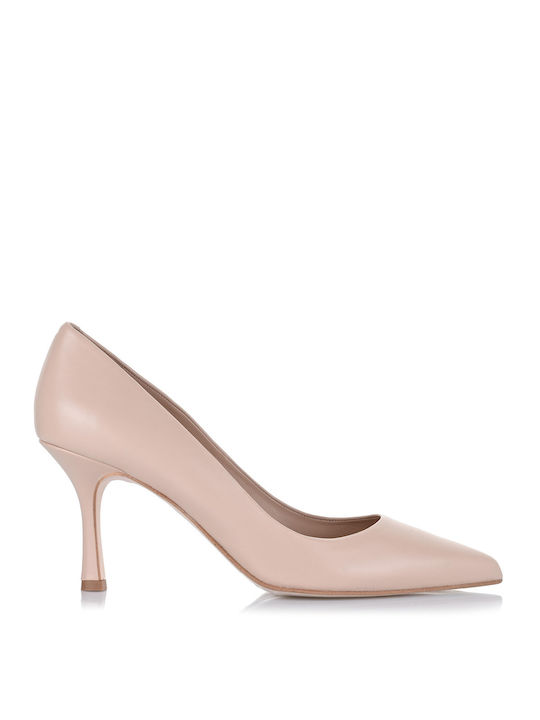 Mourtzi Leder Pumps Beige