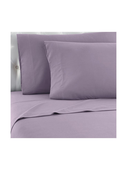 TnS Kissenbezug-Set Lila 52x72cm.