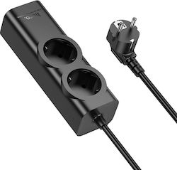 Hoco T21 PD3.0 + QC3.0 Захранваща Лента 6 Порта с Кабел 2м Англия (Тип G)