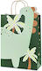 PartyDeco Paper Bag for Gift with Theme "Dinosaurs" Green 10.5x25x18cm.