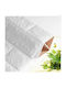 3D Wall Panels Foam Adhesive White 77x70cm
