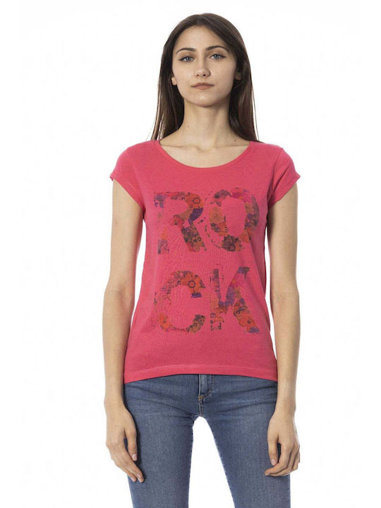 Trussardi Damen T-shirt Fuchsie