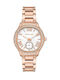 Michael Kors Crystals Watch with Silver / Silver Metal Bracelet