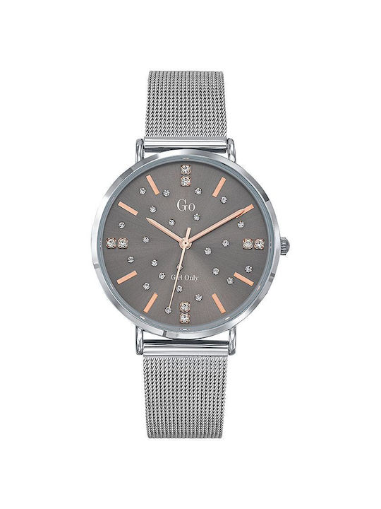 GO Mademoiselle Watch with Silver Metal Bracelet