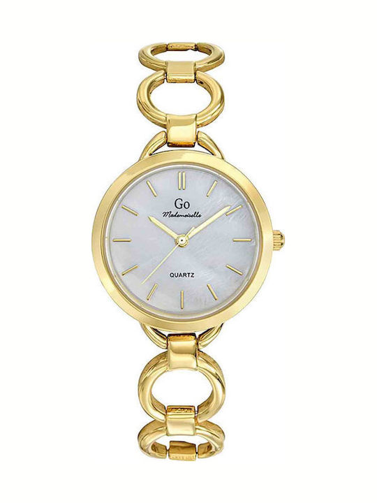 GO Mademoiselle Damen Uhr mit Gold Metallarmband 695460 Skroutz