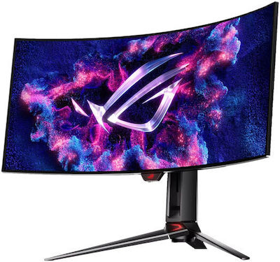 Asus ROG Swift OLED PG34WCDM Ultrawide OLED HDR Curved Gaming Monitor 34" QHD 3440x1440 240Hz με Χρόνο Απόκρισης 0.03ms GTG