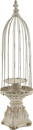 Zen Collection Tabletop Metallic Lantern Beige 18cm