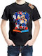 Kinder-T-Shirt Schwarz Mario