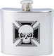 Hip Flask Φλασκί Ποτού Chrome Skull F3059 150ml