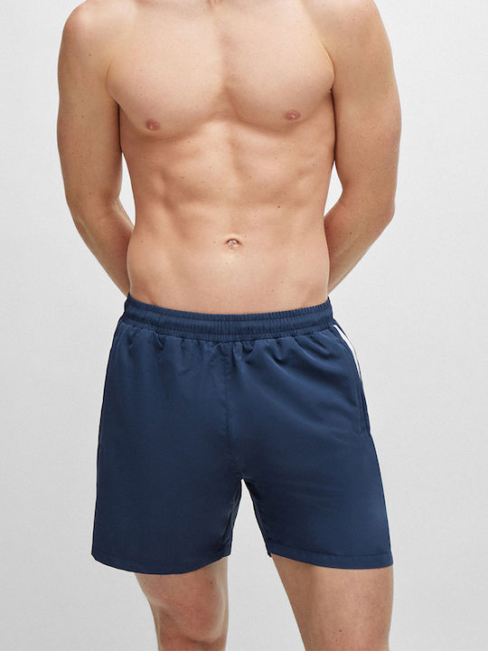 Boss Dolphin Men's Swimwear Shorts Navy Blue