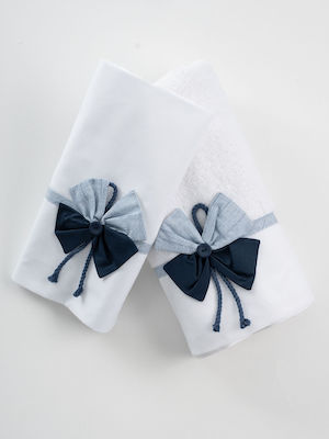 Piccolino La-romeo.navy Christening Oilcloth Set