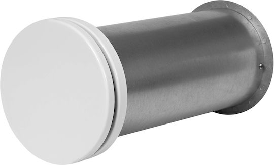 Europlast Smk2-125db - Natural ventilation kit, metal, with soundproofing and protection mesh