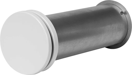Europlast Smk2-100db - Natural ventilation kit, metal, with soundproofing and protection mesh