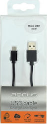 Ancus 26167 Regular USB 2.0 σε micro USB 0.5m Μαύρο