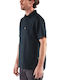Short-sleeved Shirt Navy Blue