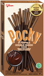 Pocky Biscuits Sticks With Topping Chocolate 1pcs 47gr