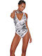 One-Piece Swimsuit White