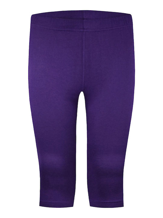 Energiers Kids Capri Legging Purple