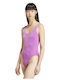 Adidas One-Piece Swimsuit Purple
