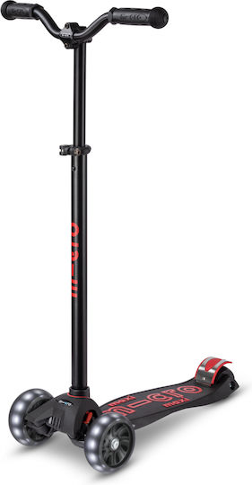 Micro Kids Scooter Maxi Deluxe Pro LED 3-Wheel Black