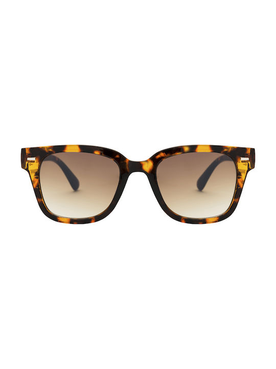 Sonnenbrillen mit Braun Schildkröte Rahmen und Braun Verlaufsfarbe Linse 01-9528-11