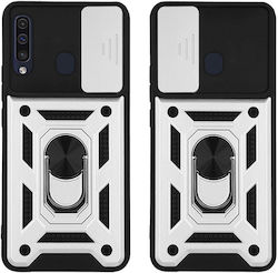 Sonique Back Cover Silicon / Plastic Argintiu (...