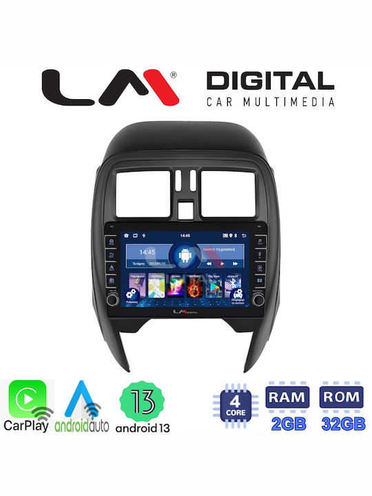 LM Digital Car Audio System for Nissan Micra 2010 > 2016 (Bluetooth/USB/WiFi/GPS/Android-Auto)