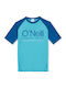 O'neill Essentials Cali Short Sleeve Skin Kids' Shirt - Blue
