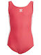 Adidas Παιδικό Ολόσωμο Μαγιό Originals Adicolor 3-stripes Swimsuit Ir6259-actpnk/white