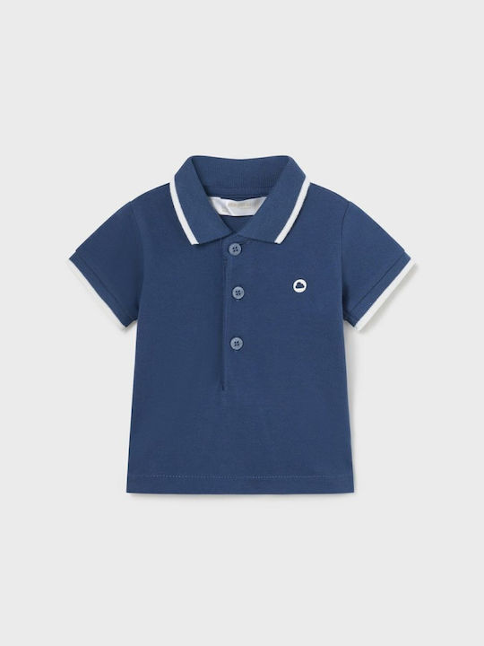 Mayoral Kids Polo Short Sleeve Light Blue