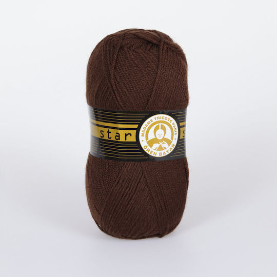 Madame Tricote Paris Star Акрилна Кафява 300м 100гр