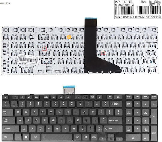 Πληκτρολόγιο Keyboard Toshiba Satellite L50d-a-10d
