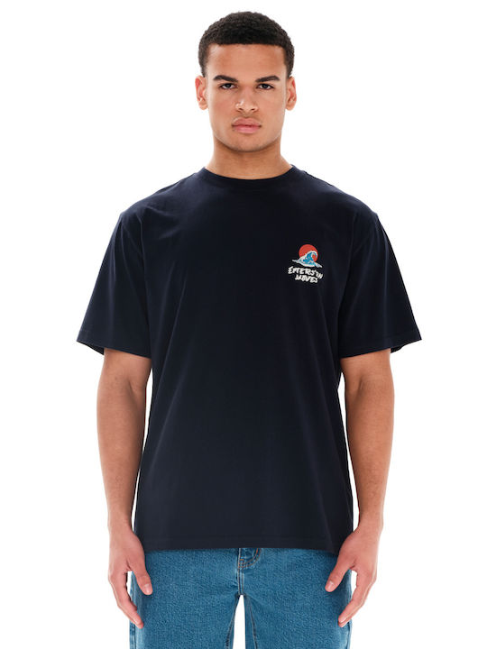 Emerson Herren T-Shirt Kurzarm Marineblau