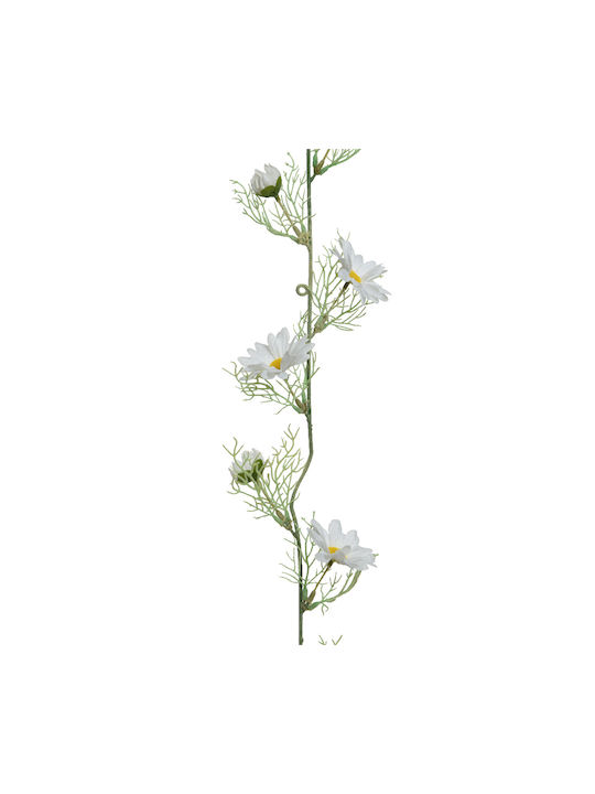 Hanging Artificial Plant Daisy White 180cm 1pcs