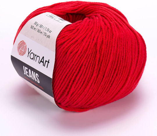 YarnArt Jeans Amestec Roșu 160m 50g