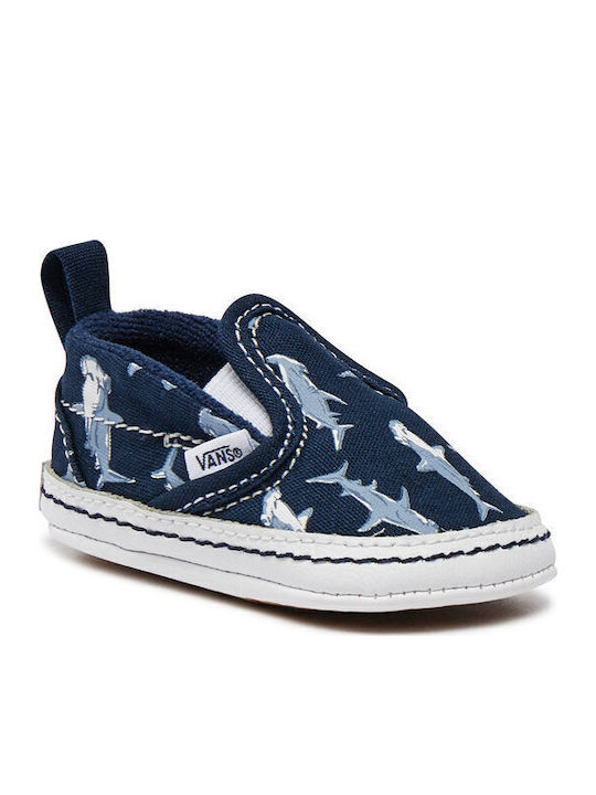 Πάνινα Παπούτσια Vans Slip-on V Crib Vn000cruber1 Blue/multi Πάνινα Παπούτσια Vans